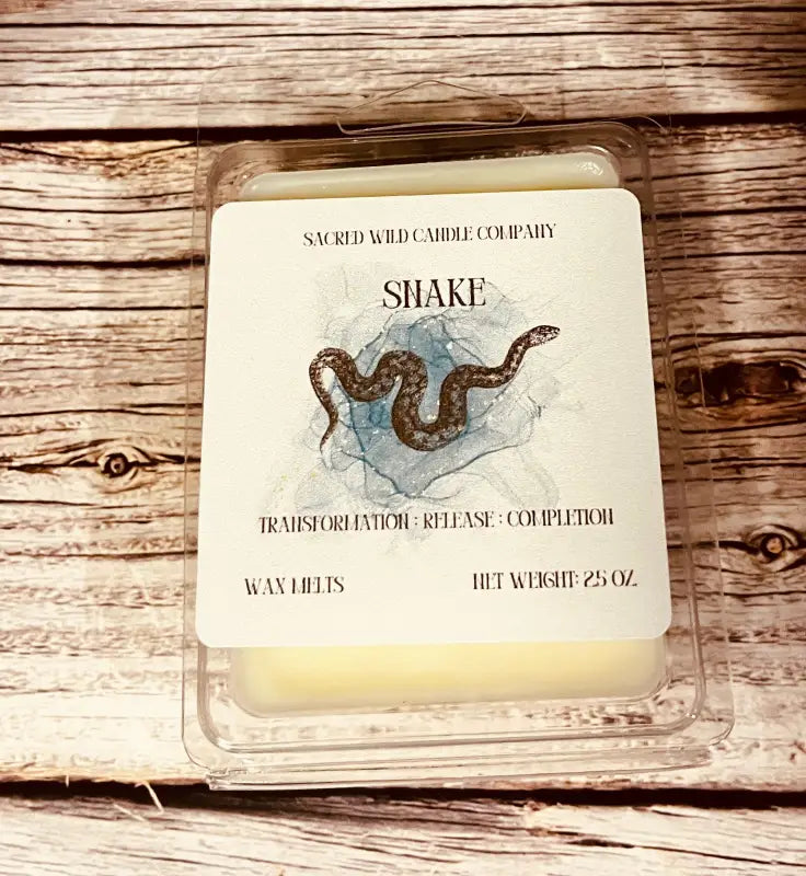 Animal Wisdom: Snake - Wax Melts. Net Weight: 2.5 oz. Candles