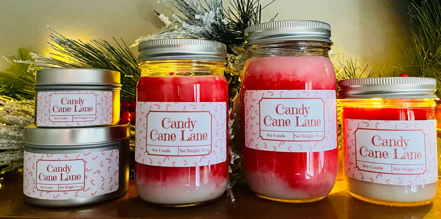 Candy Cane Lane - Candles