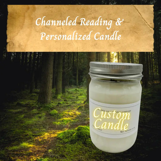 Channeled Reading & Custom Shamanic Healing Candle - Candles