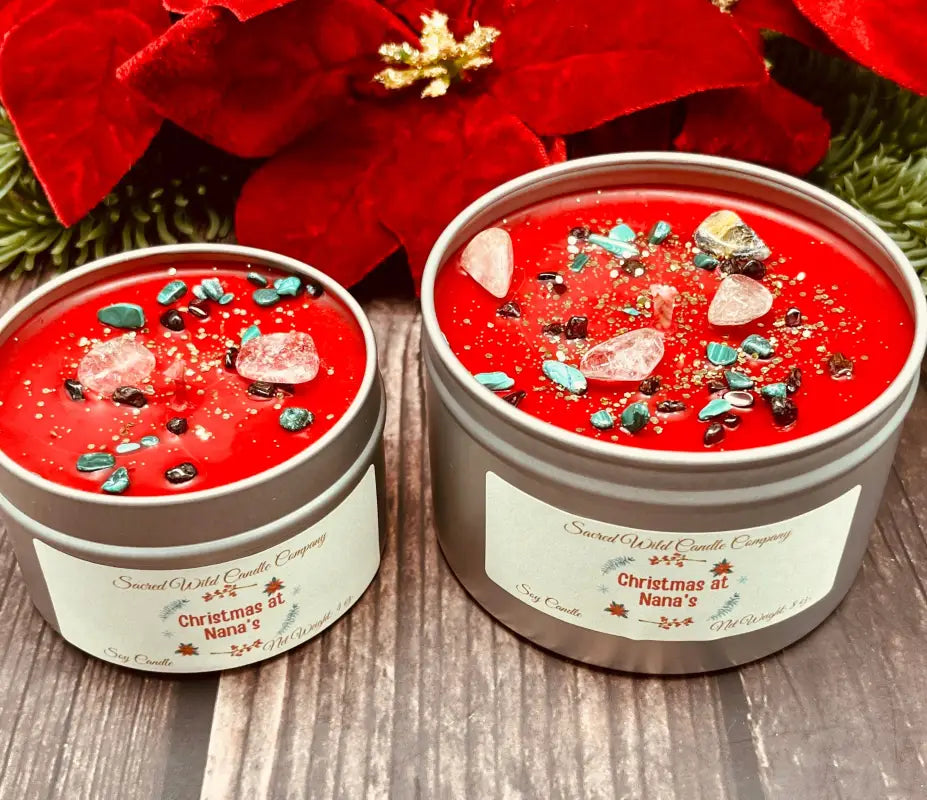 Christmas at Nanas - Large Tin. Net Weight: 8 oz (Older Version) Candle