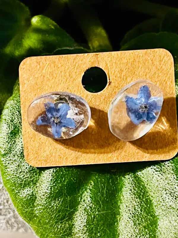 Forget - Me - Not Earrings. - Jewelry