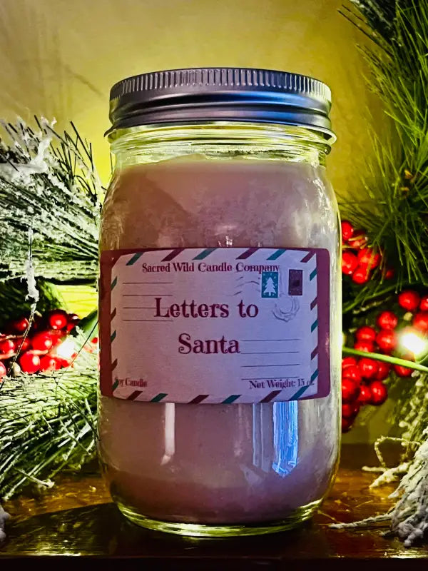 Letters to Santa - Candle