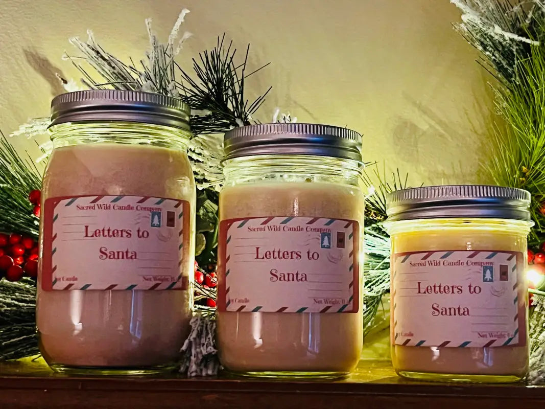 Letters to Santa - Candle