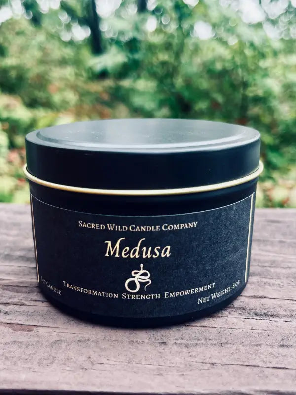 Medusa - Tin. Net Weight: 8 oz. - Candle