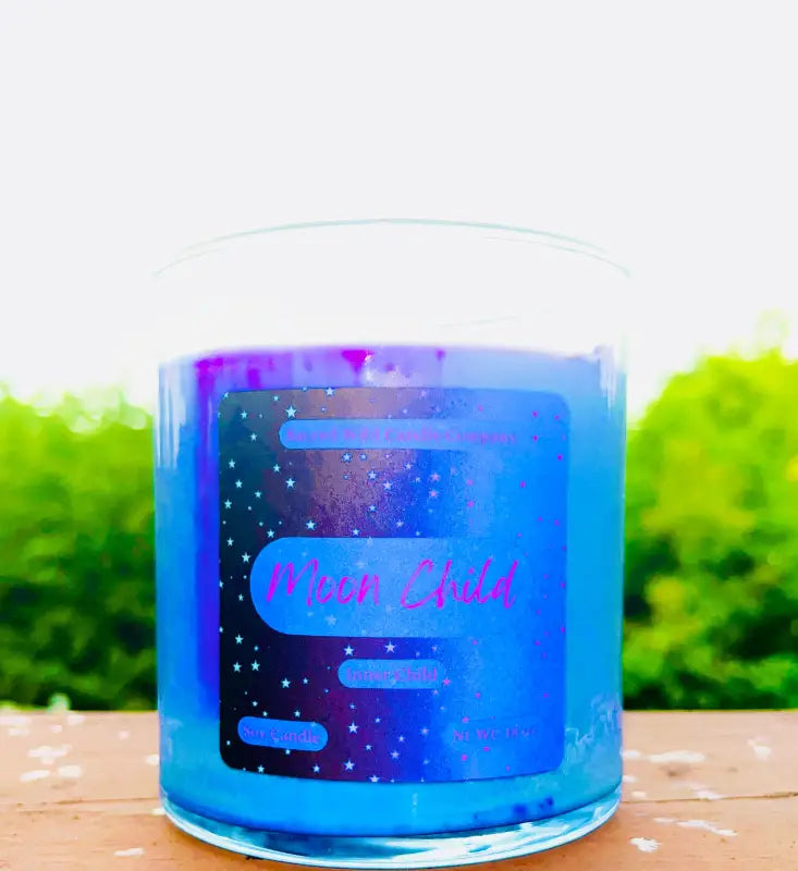 Moon Child - Large Double Wooden Wick. Net Weight: 18 oz. - Candle