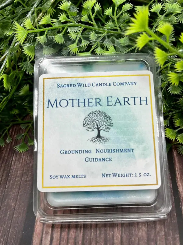 Mother Earth: Grounding, Nourishment, Guidance. Woodsy Earth Fragrance. Shamanic Blessings. Meditation Candle. Energy Restoration.