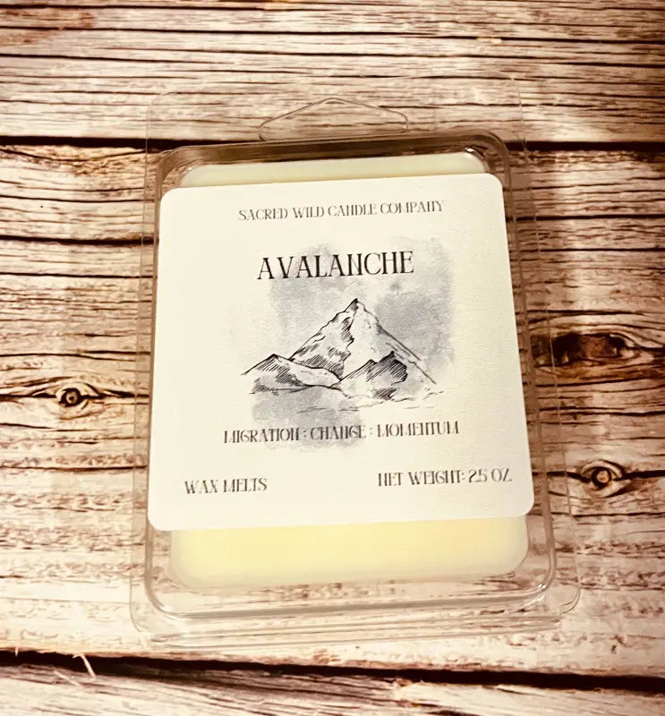 Mother Nature: Avalanche - Wax Melts. Net Weight: 2.5 oz. Candles