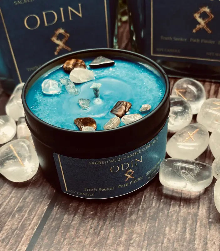 Odin - Large Tin. Net Weight: 8 oz Candles