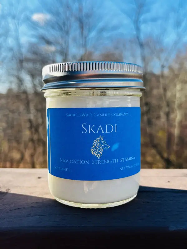 Skadi - Small with Lid. Net Weight: 6 oz. Candles