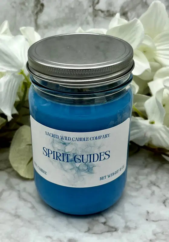 Spirit Guides - Large Jar with Lid. Net Weight: 15 oz. Candles