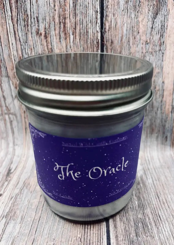 The Oracle - Small Jar with Lid. Net Weight: 6 oz. Candles