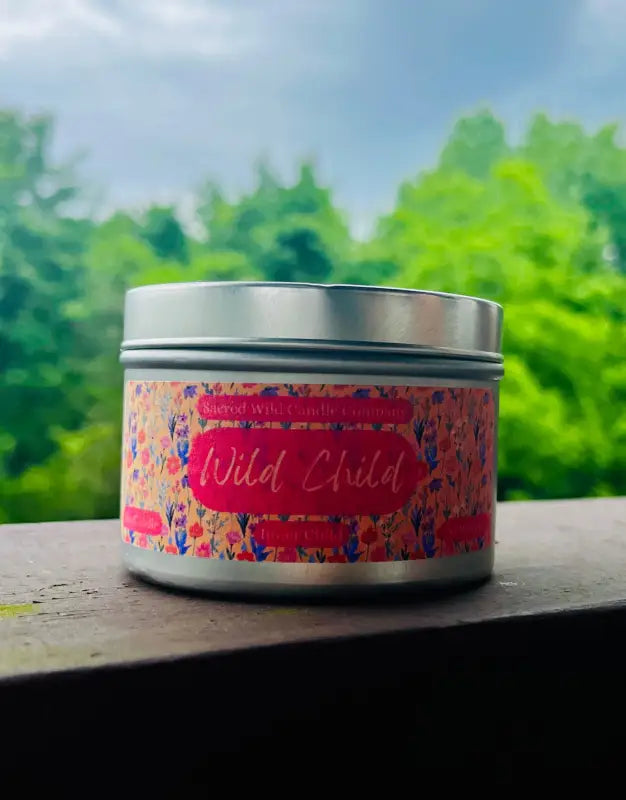 Wild Child - Small Tin. Net Weight: 4 oz. - Candles